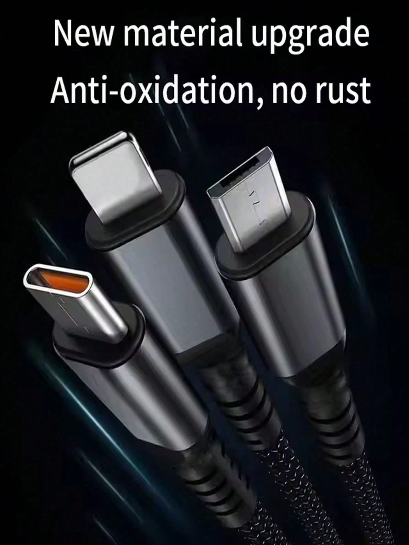 Transparent 3-in-1 Fast Charger