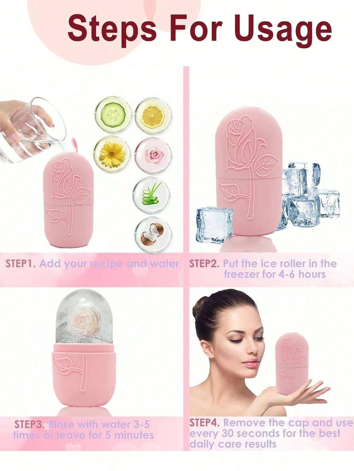 Ice Facial Roller Skincare Set