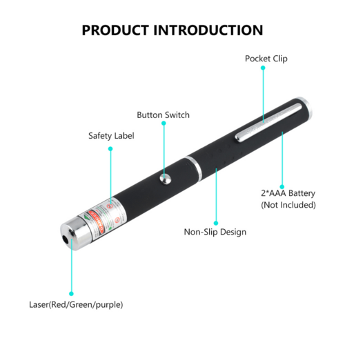 3-Pack Laser Pointer Pen Set