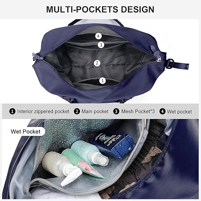 Dark Blue Women’s Travel Duffle