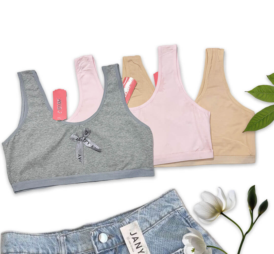 Soft & Stylish Teen Bra, Cotton Comfort Bra