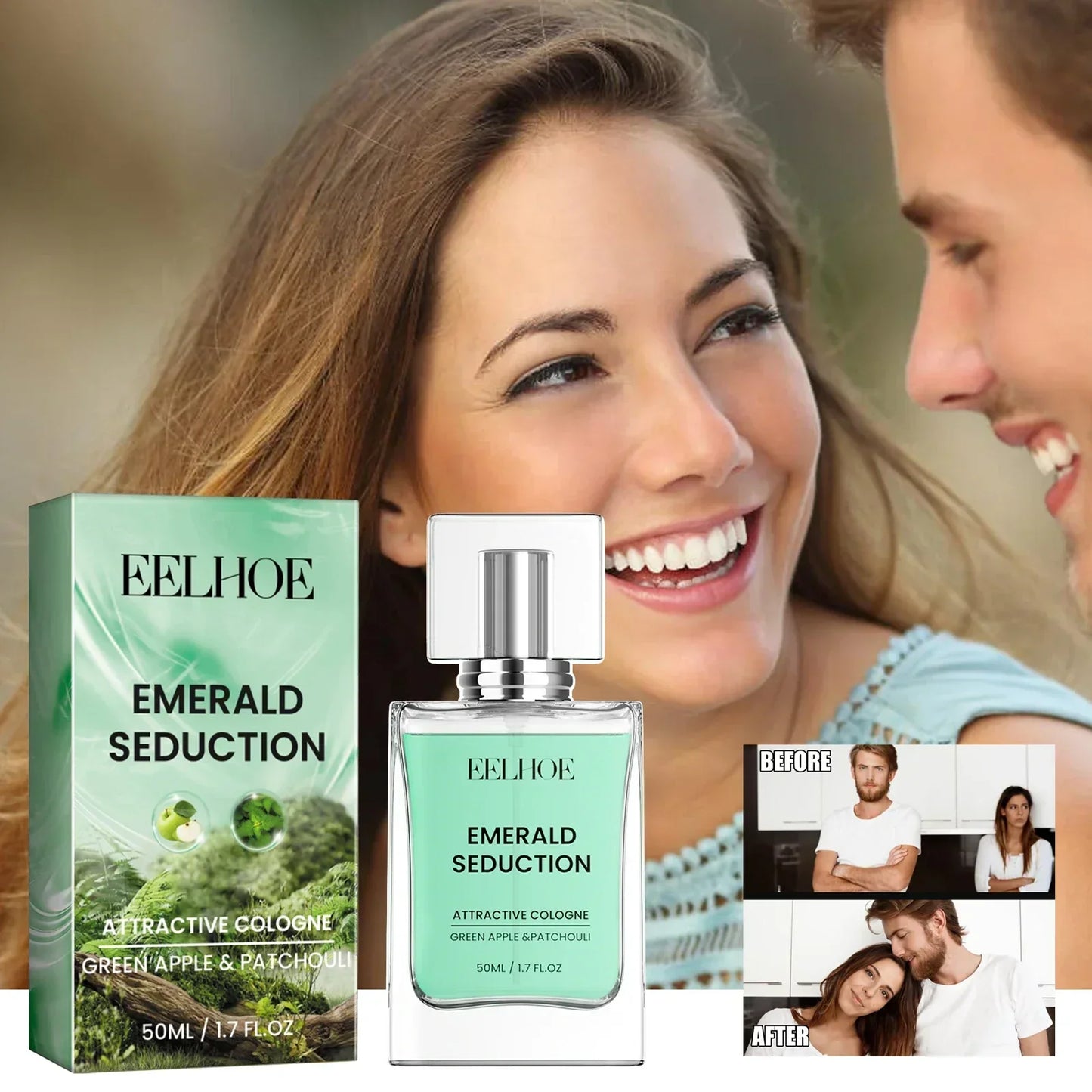 EELHOE Emerald Seduction Perfume | Fresh Floral Romance