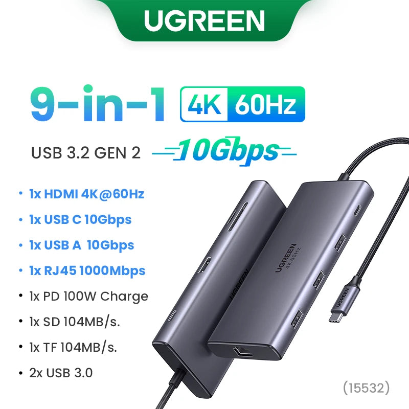 UGREEN 10Gbps USB-C Hub