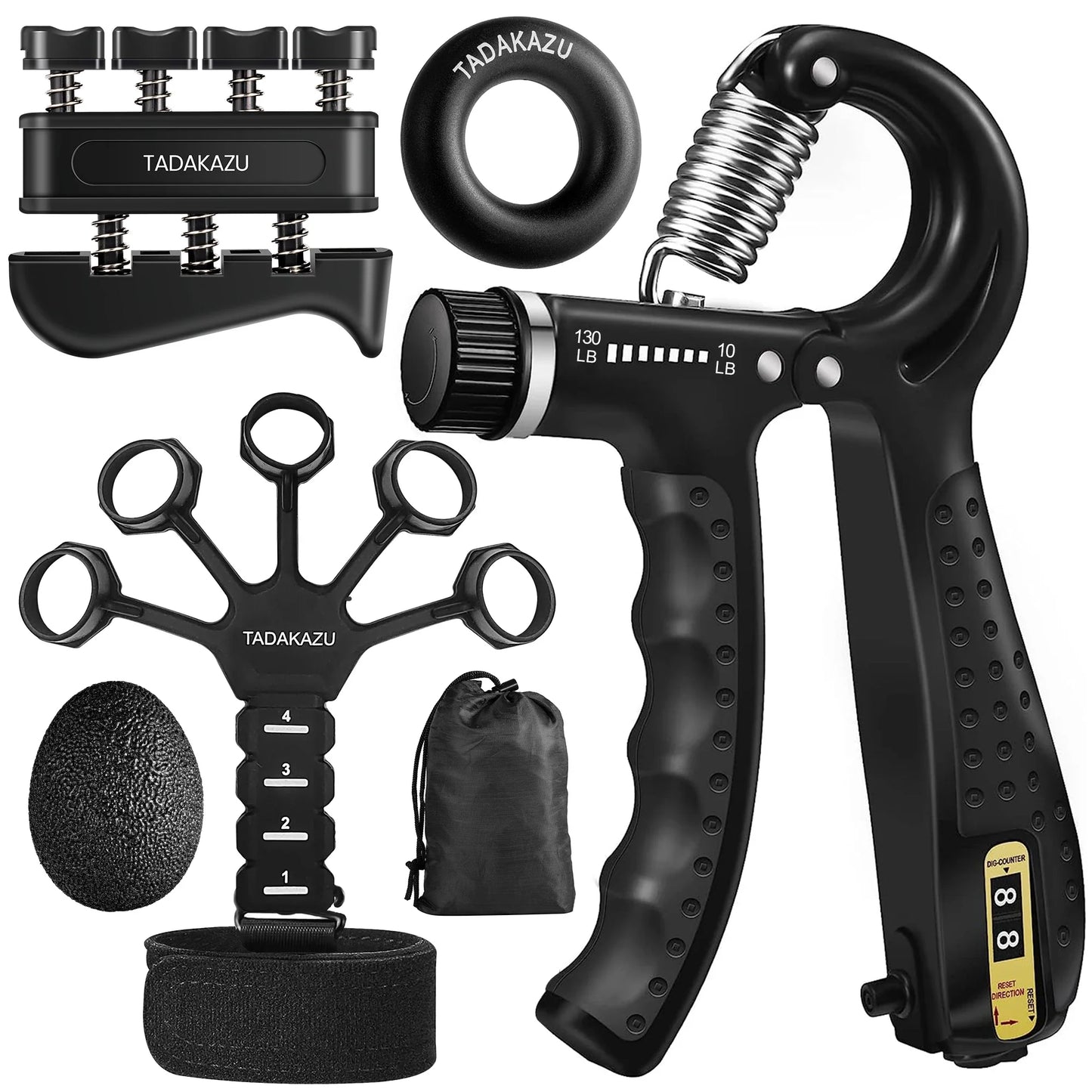 Adjustable Hand Grip Trainer Kit