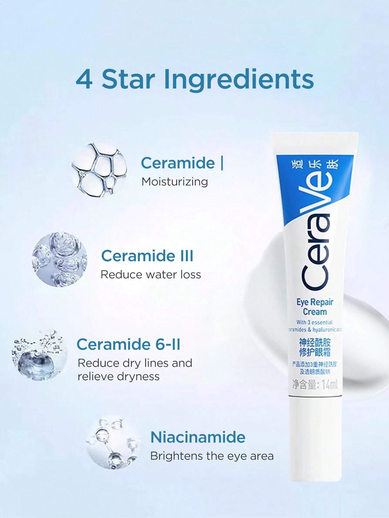 CeraVe Hydrating Niacinamide Eye Cream