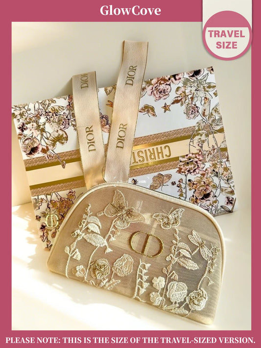 Dior Embroidered Vanity Pouch Case
