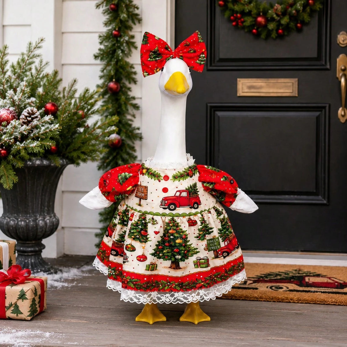 Christmas Goose Porch Outfit Set