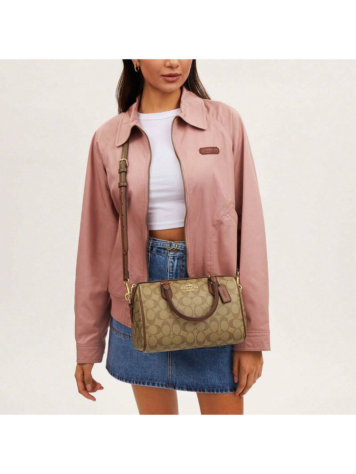 Coach Rowan Satchel PVC Handbag