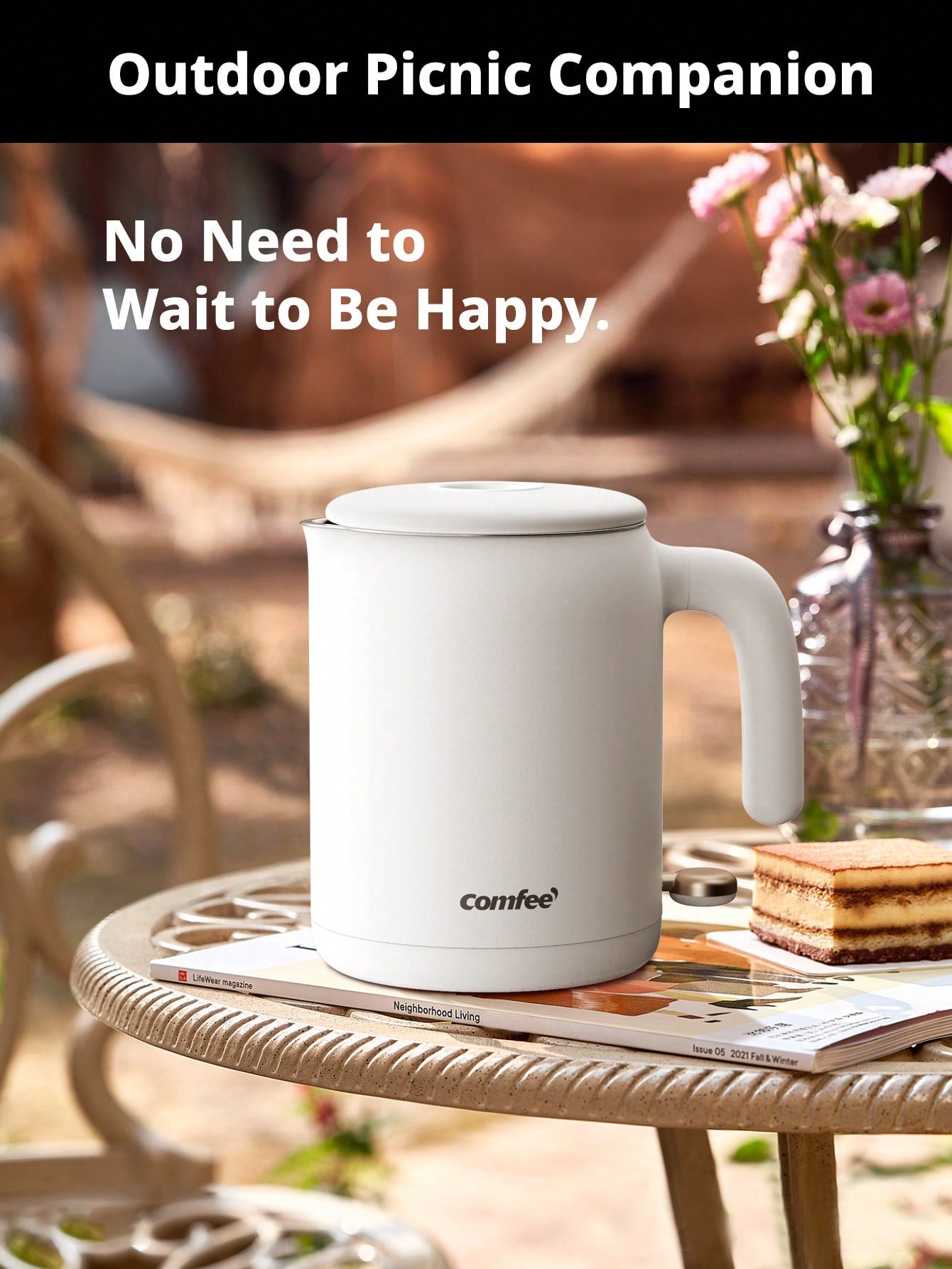 Comfee 0.6L Mini Electric Kettle