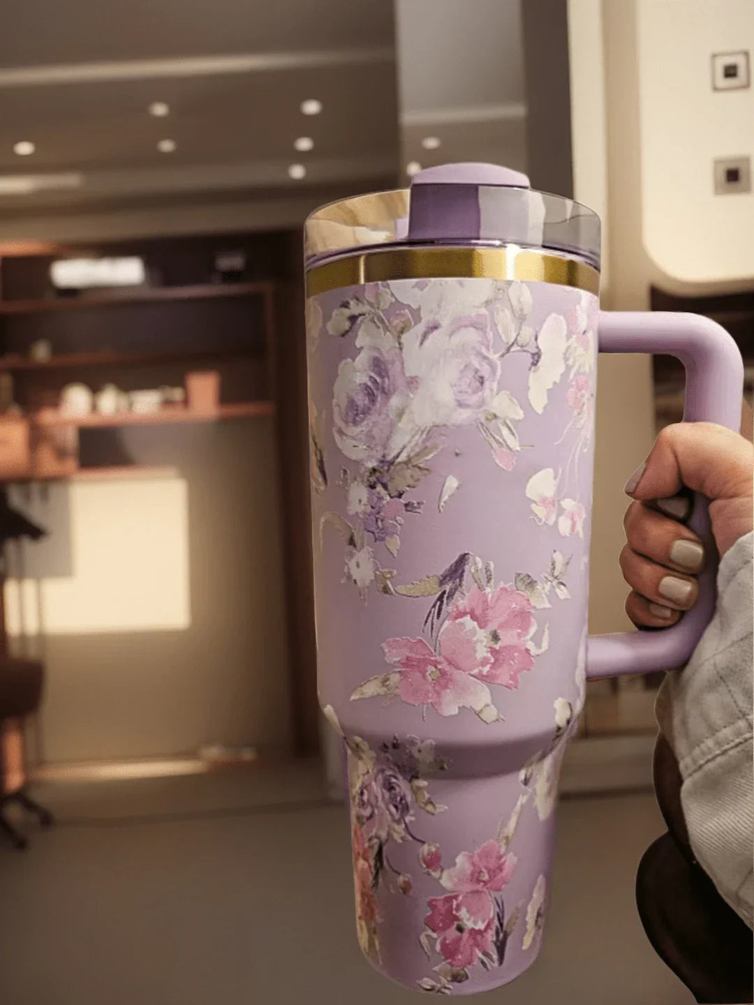 Stanley-Compatible 40oz Travel Tumbler