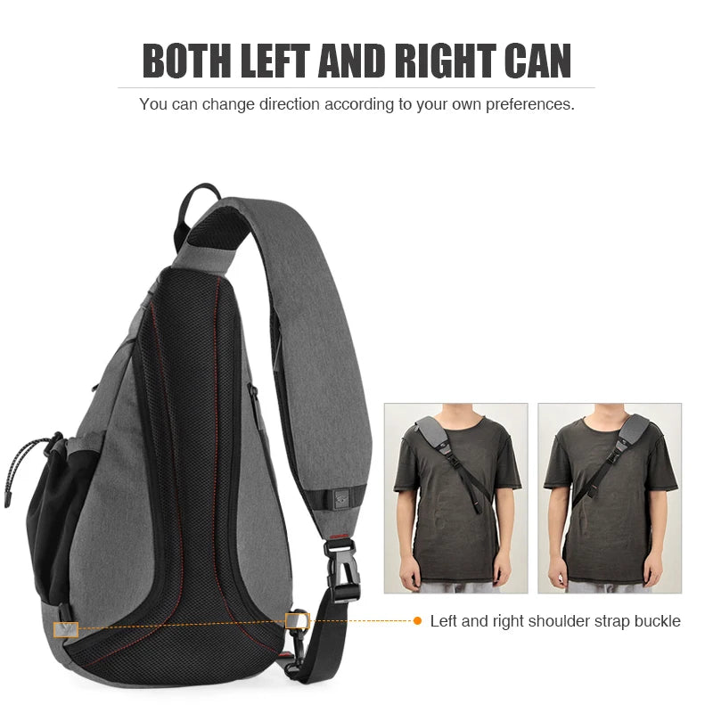 Mixi Unisex Sling Shoulder Backpack