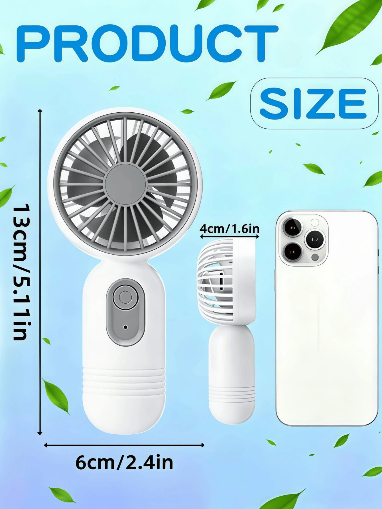LMMAKE Portable Mini Handheld Fan