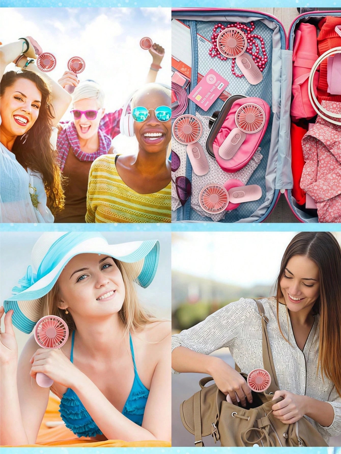 LMMAKE Portable Mini Handheld Fan