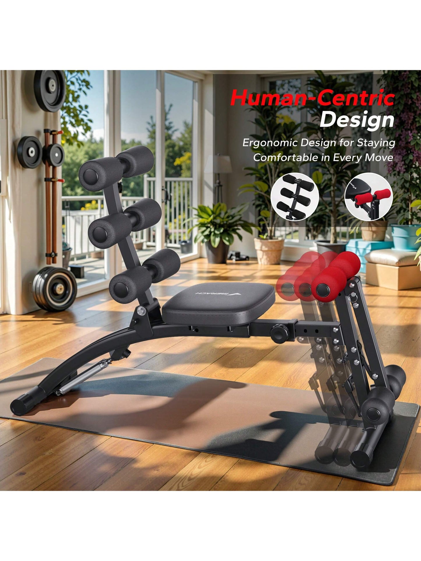 MERACH Adjustable Ab Trainer