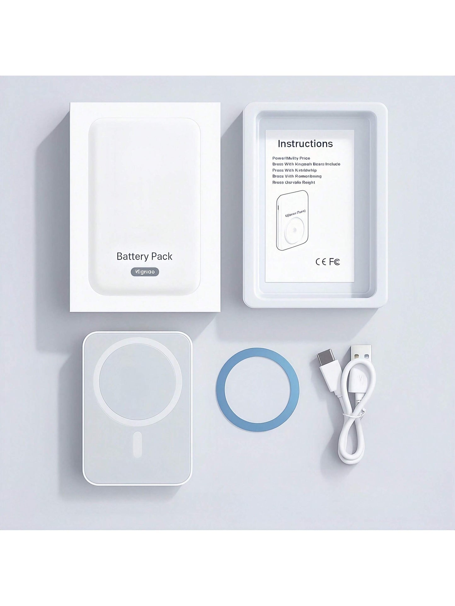 Multicolor Magnetic Power Bank 5000mAh