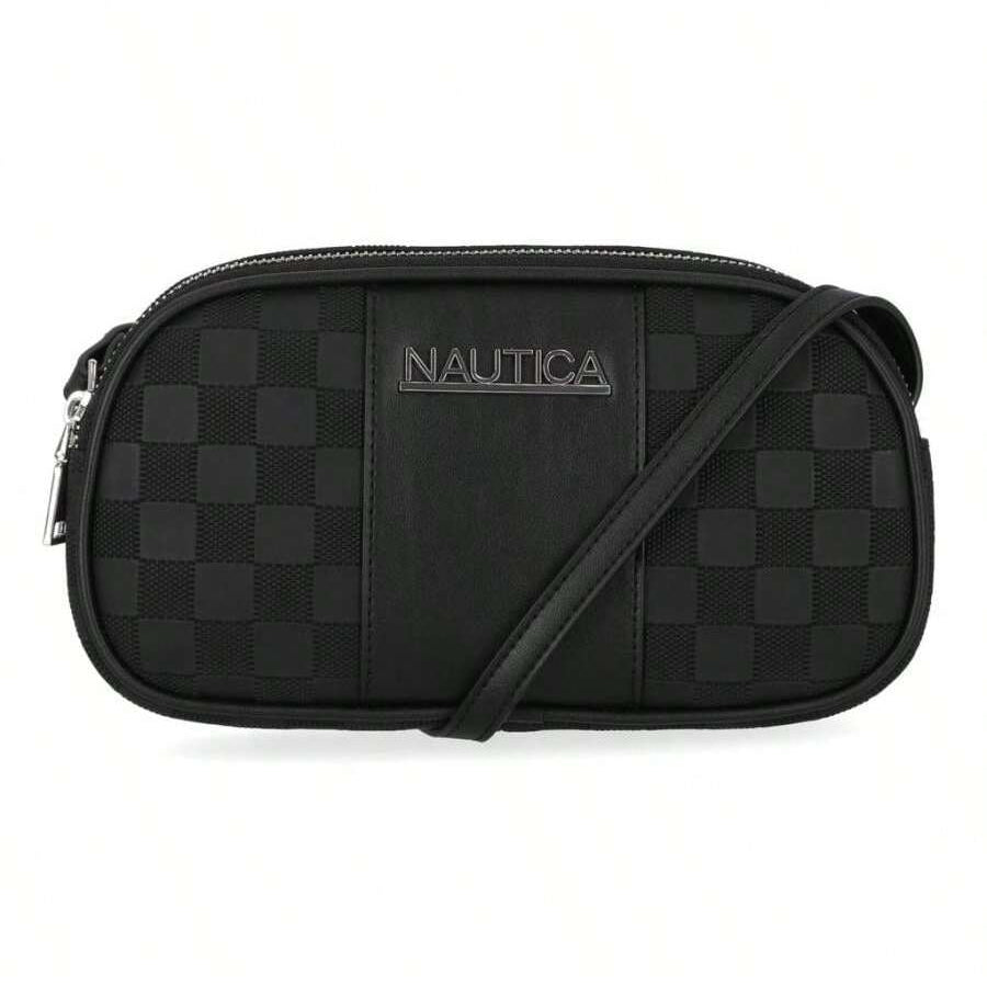Nautica Woven Crossbody Travel Bag