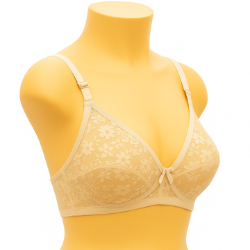 Non Padded Lace Bra.