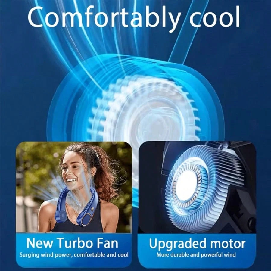 Portable Bladeless Rechargeable Neck Fan