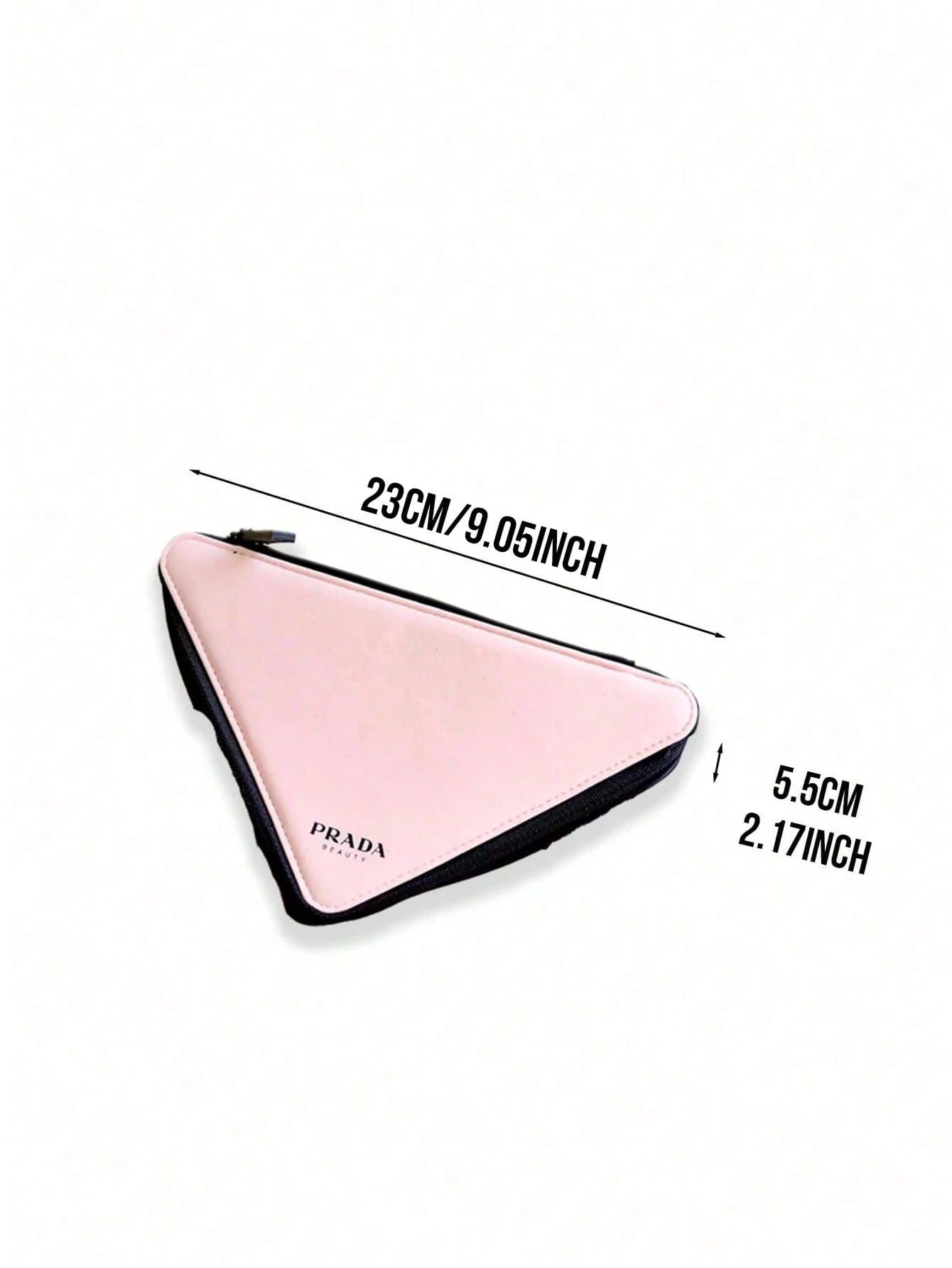 Prada Pink Satin Makeup Bag