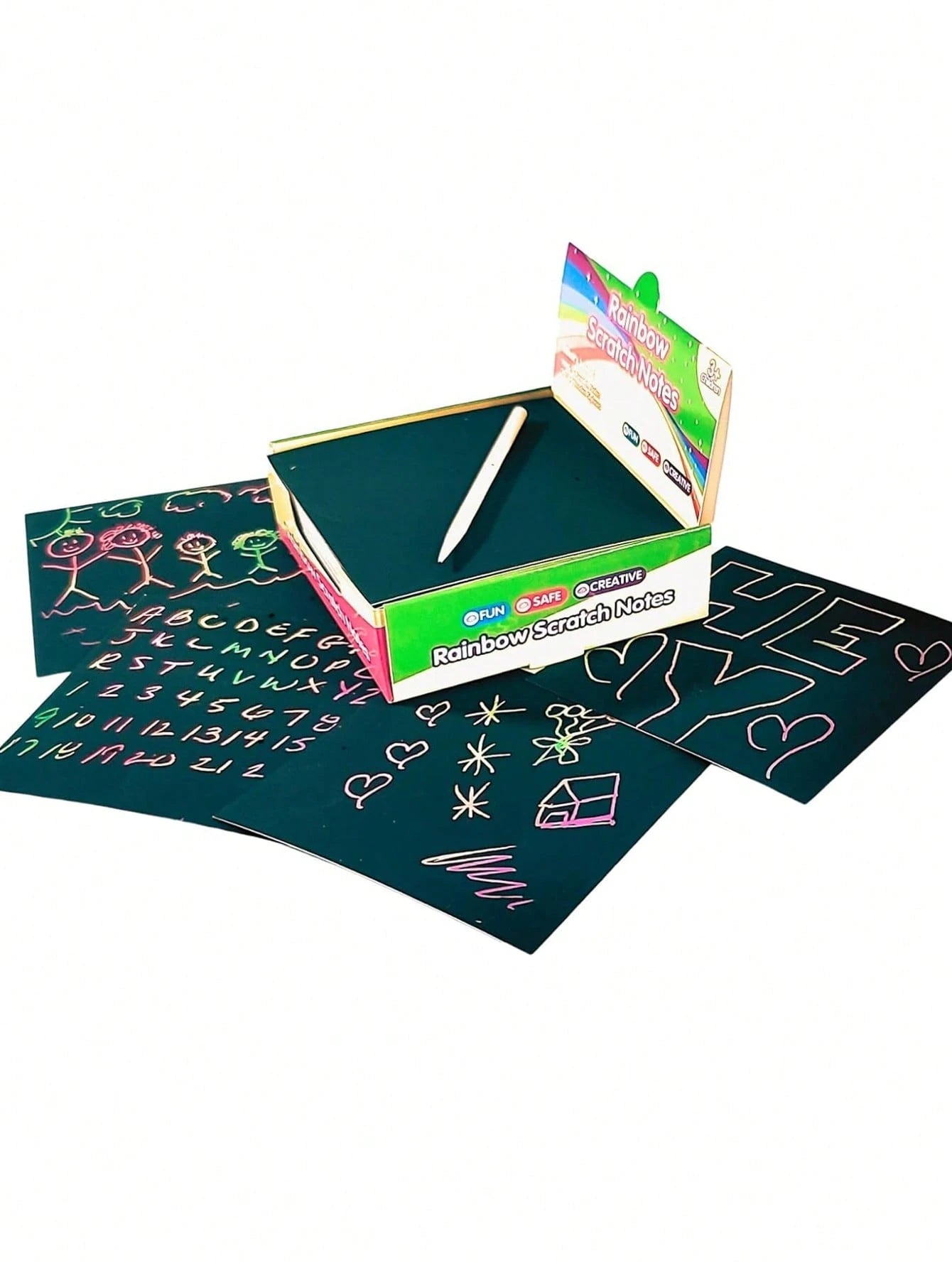 Rainbow Scratch Notes Kids Set