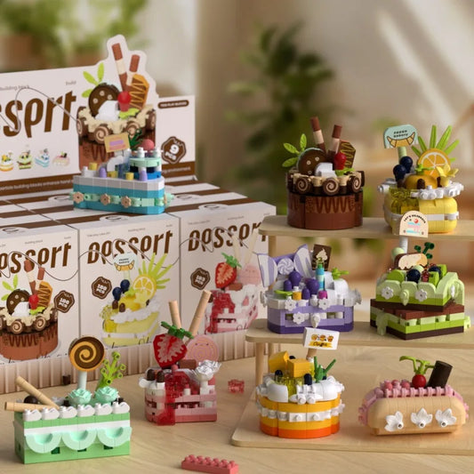 Mini Block Cake Building Toy