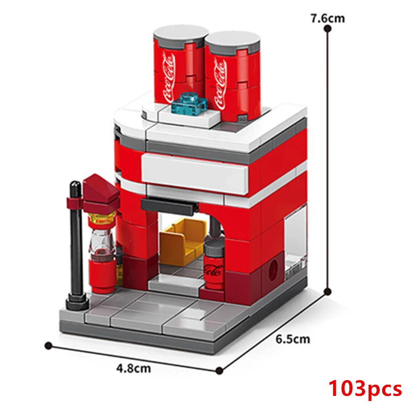 DIY Coffee Shop Building Blocks