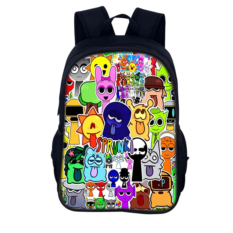 Sprunki Incredibox Student School Backpack