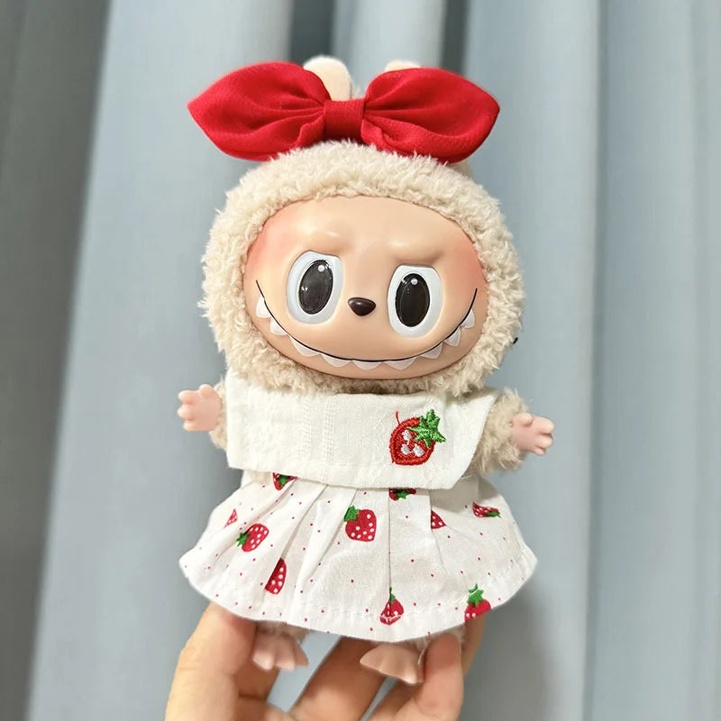 Labubu Idol Strawberry Outfit