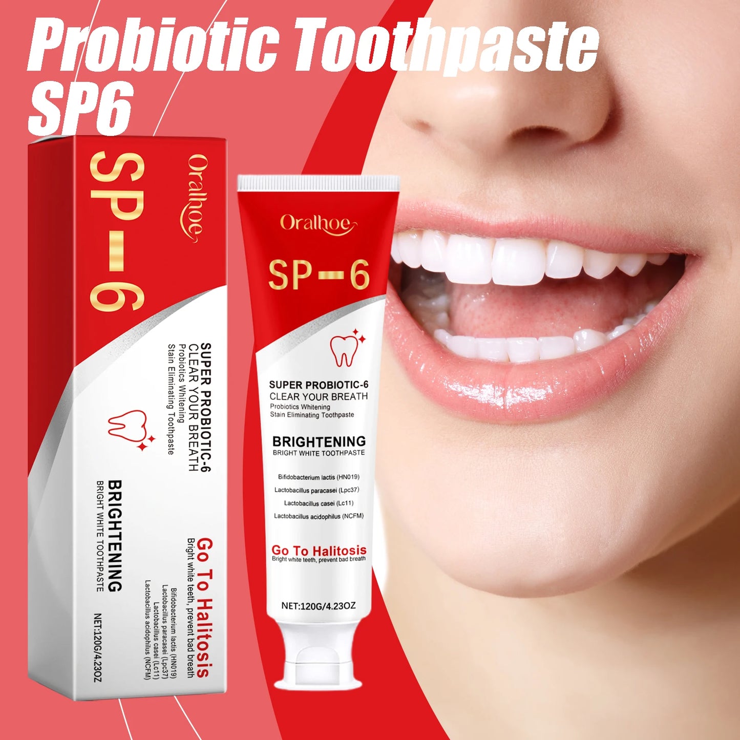 SP6 Probiotic Whitening Toothpaste