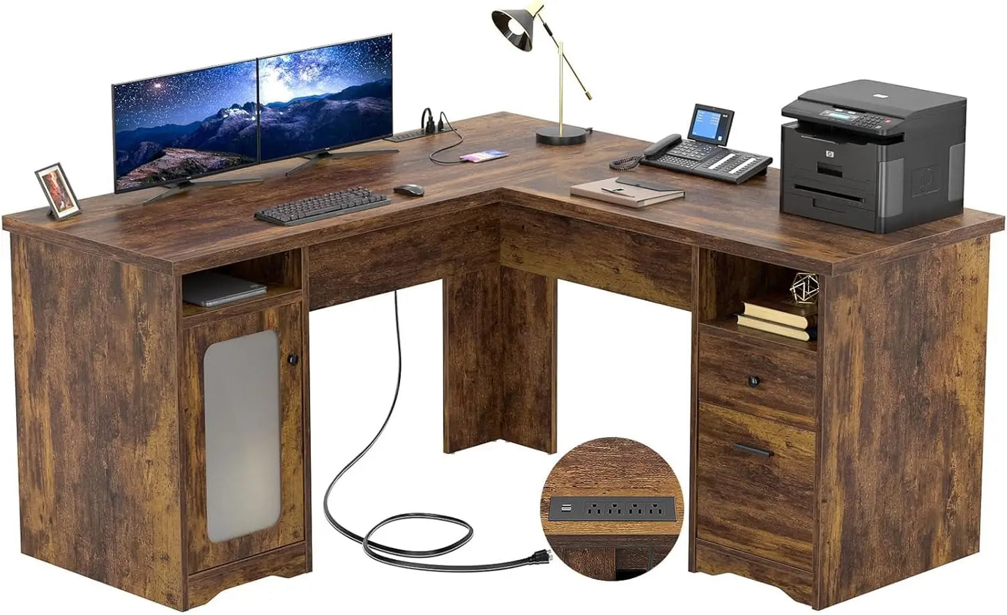 L Shaped Computer Desk
