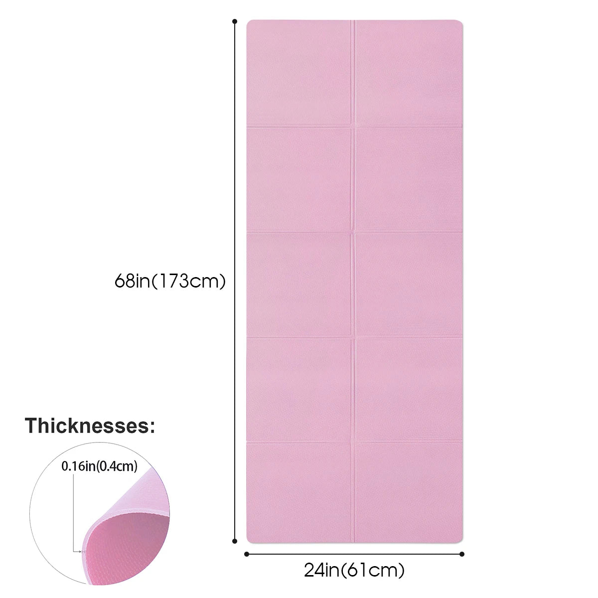Thick EVA Anti-Slip Yoga Mat