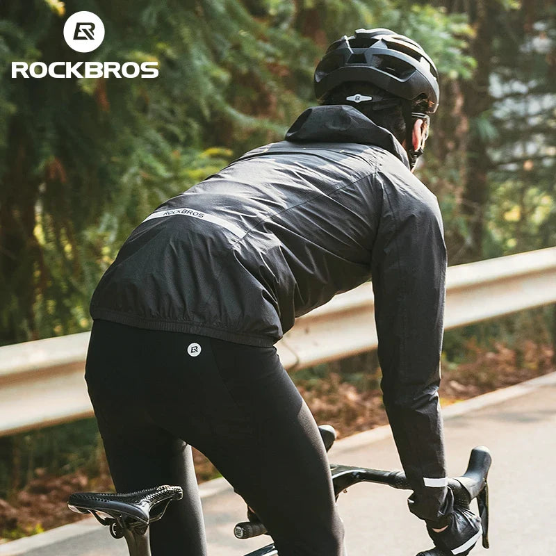 ROCKBROS Waterproof Cycling Rain Jacket