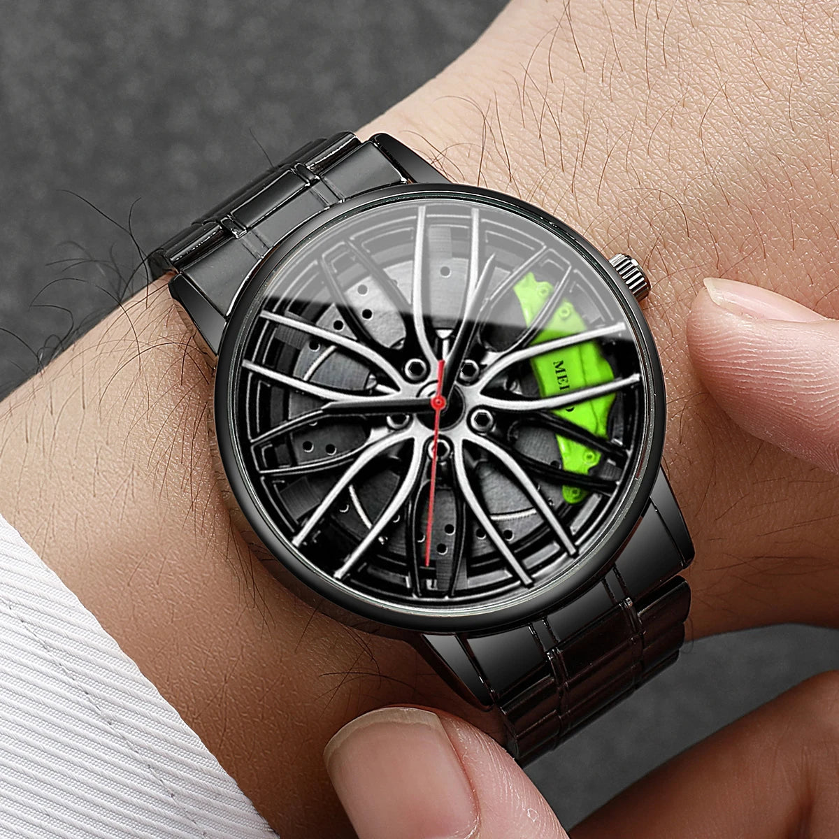 Men’s Sport Car Wheel Watch