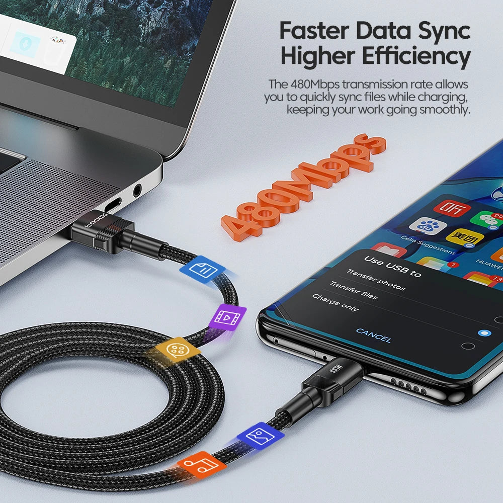 Toocki 100W Fast Charging Cable