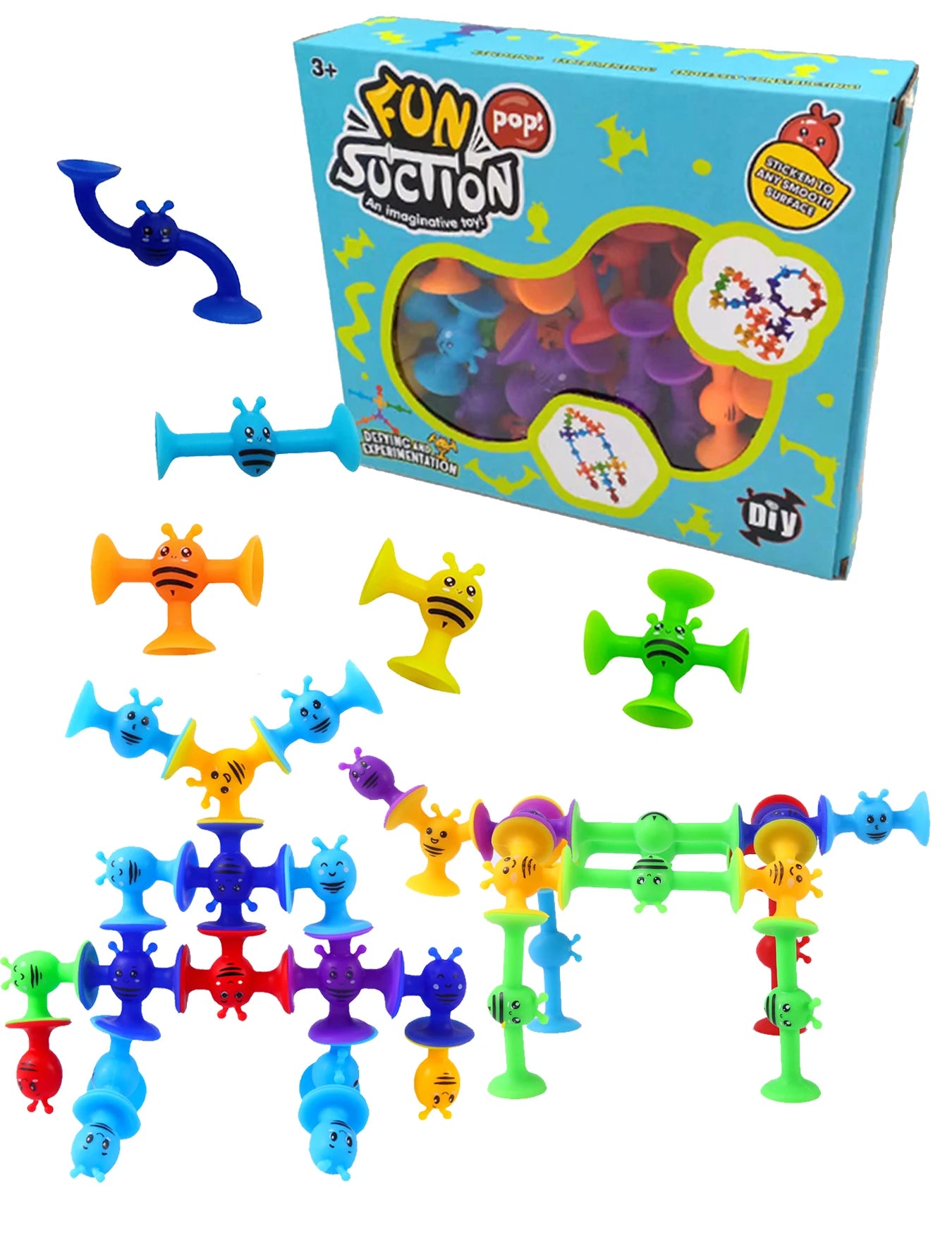 Bees Suction Cup Toy Set