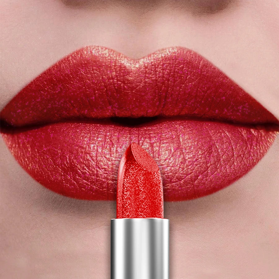21 Colors Glitter Metallic Lipstick
