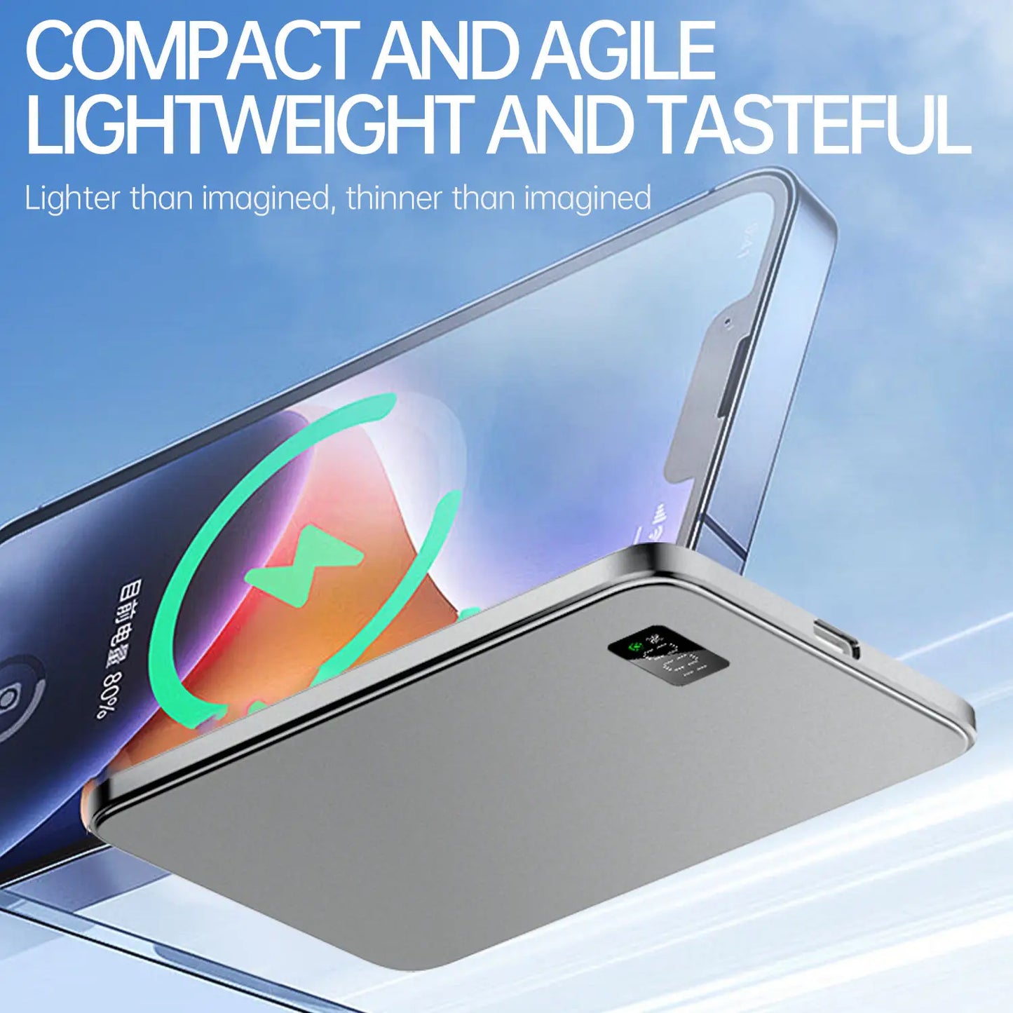 10000mAh Ultra Thin MagSafe Power Bank