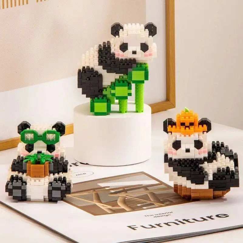 DIY Panda Mini Building Blocks