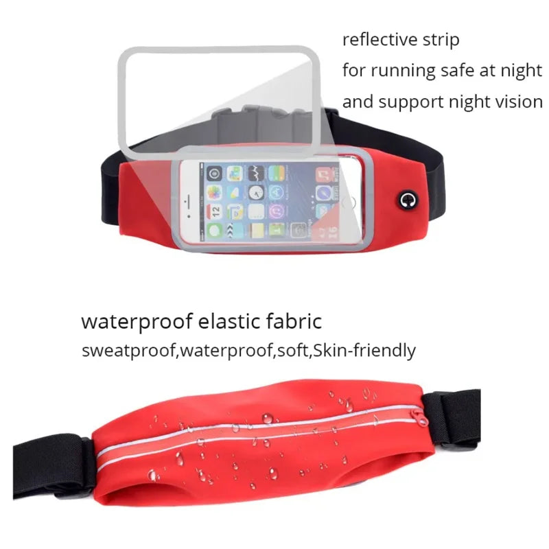 Waterproof Running Belt Phone Pouch