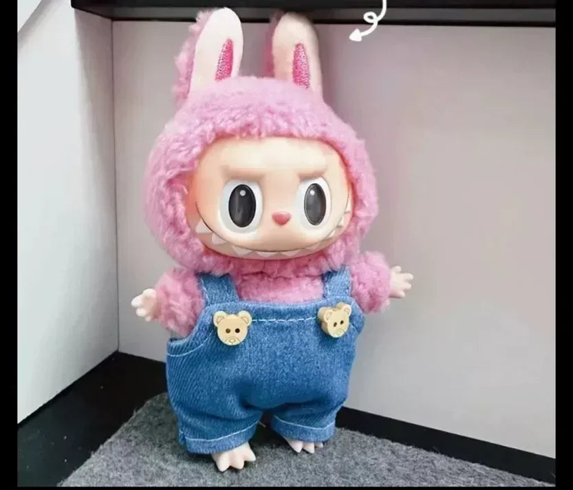 17cm Labubu Hoodie Clothes