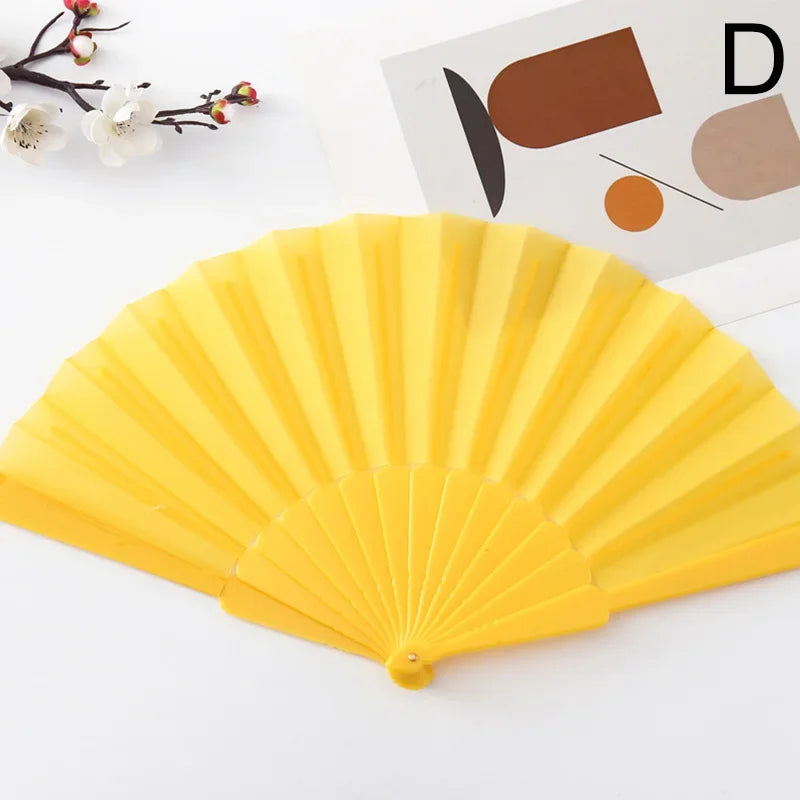 Vintage Silk Bamboo Folding Fan