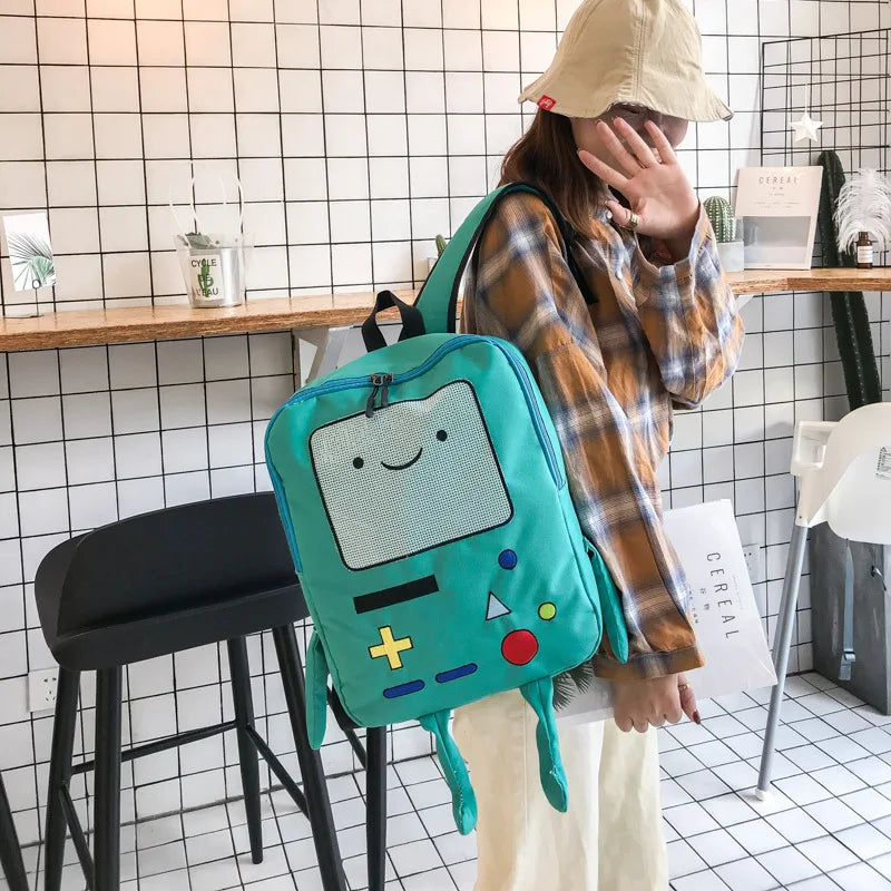 Cartoon Adventure Time Student Backpack