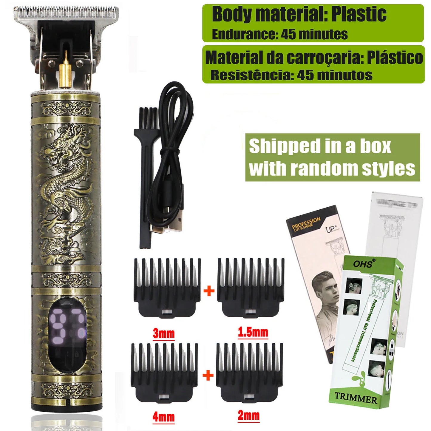 T9 Professional Hair Clipper Trimmer