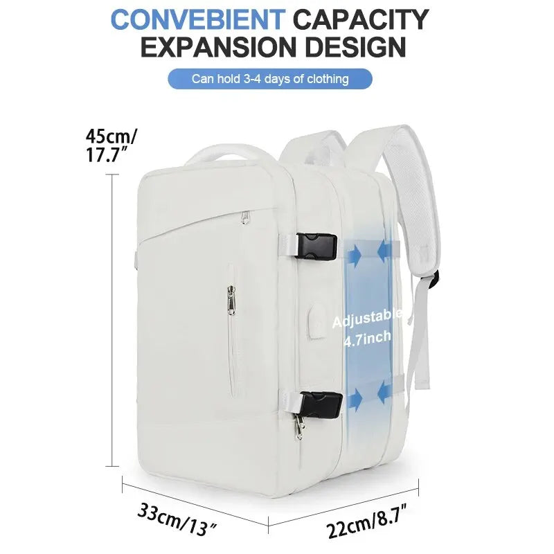 Likros Expandable Travel Laptop Backpack