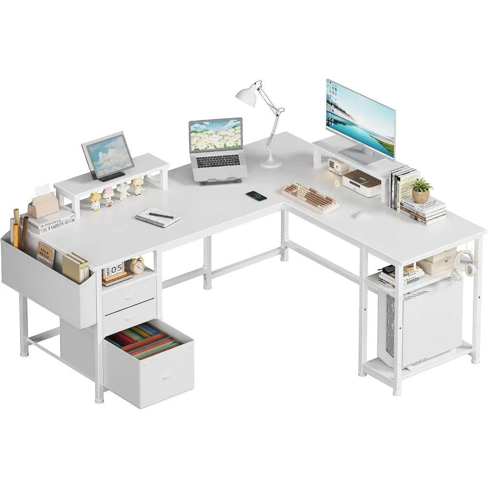 Large L Shaped Office Desk