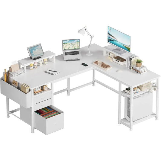 Large L Shaped Office Desk