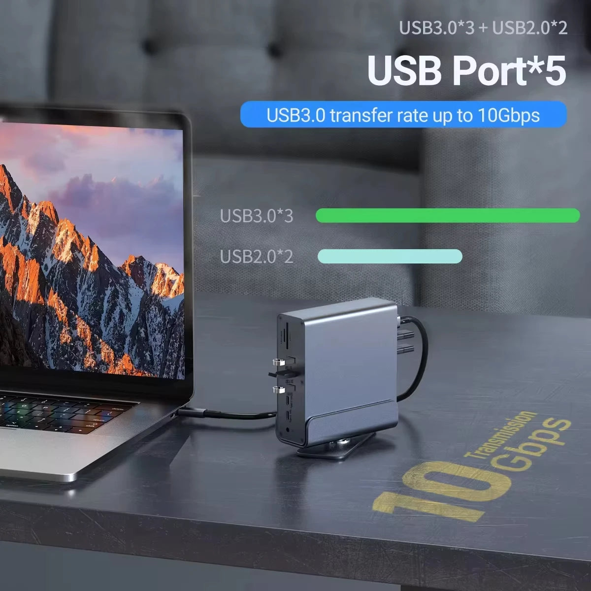 15-in-1 USB-C Dock Hub