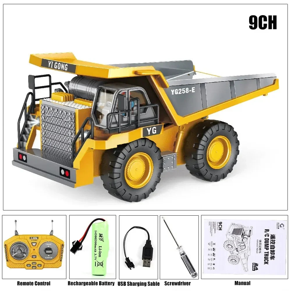 2.4G RC Excavator Dump Truck