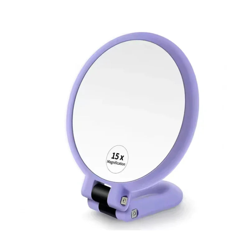 Vintage Double-Sided Magnifying Mirror