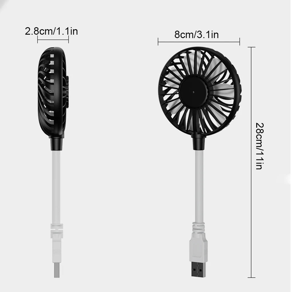Wireless USB Rechargeable Handheld Fan